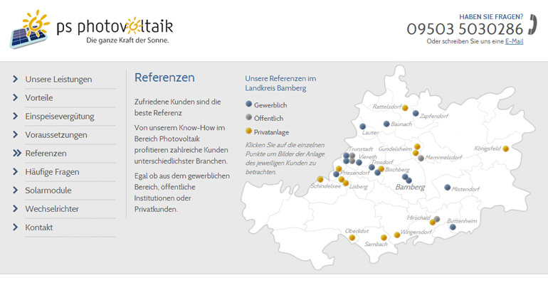 screenshot ps photovoltaik dynamische landkarte